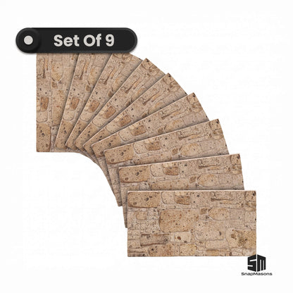 Travertine rustic stone texture styrofoam accent wall paneling