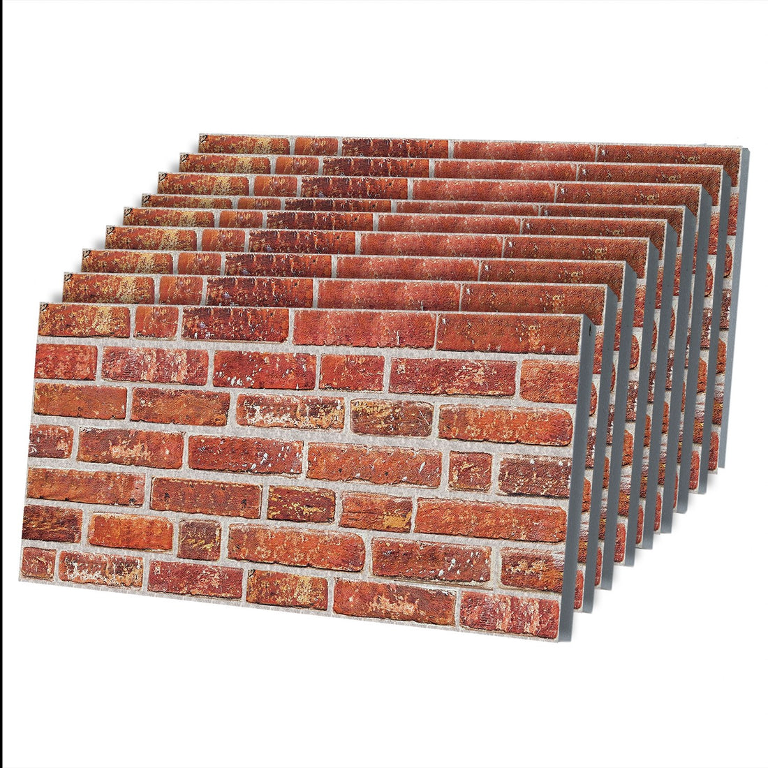 Vermilion 3D Faux Brick Wall Panel – Decorative Styrofoam Brick Effect