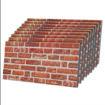 Vermilion 3D Faux Brick Wall Panel – Decorative Styrofoam Brick Effect